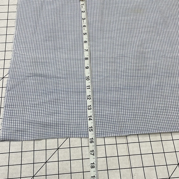 Vintage fabric remnants, blue/white check, black/peach stripe, peach stripe - Picture 12 of 14